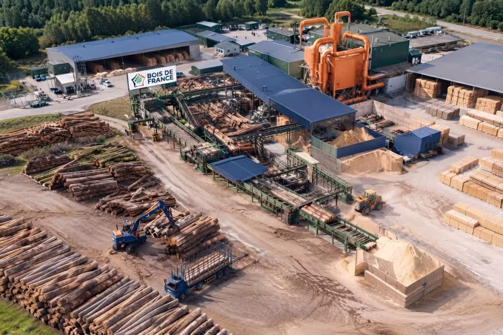 Rétrofit & automatisation de scierie 1 Scierie et filière bois